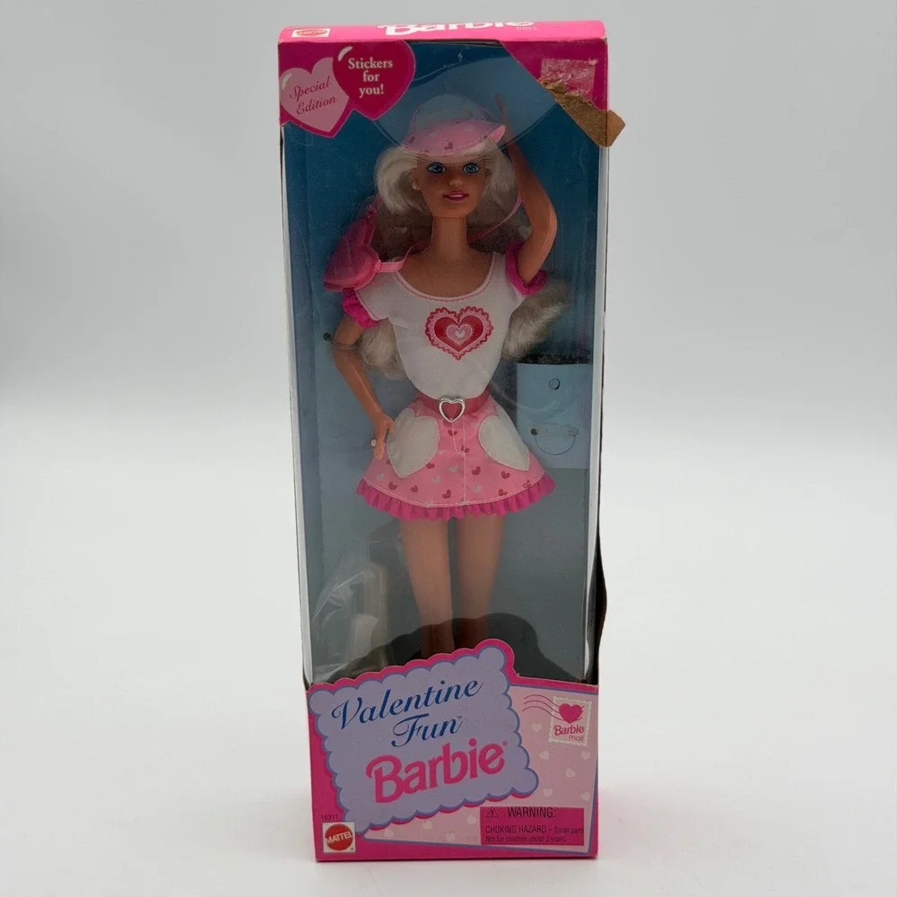 Mattel Valentine Fun Barbie Special Edition 1996 Vintage Doll 16311 NIB